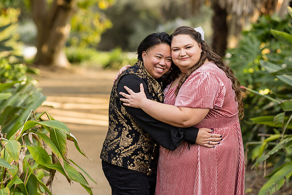 Engagement Photos South Coast Botanical Garden in Palos Verdes-138