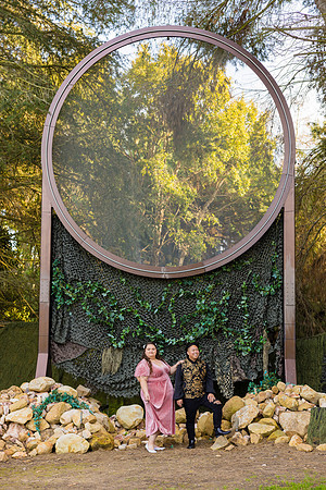 Engagement Photos South Coast Botanical Garden in Palos Verdes-139
