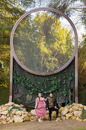 Engagement Photos South Coast Botanical Garden in Palos Verdes-140