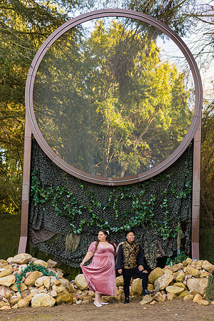 Engagement Photos South Coast Botanical Garden in Palos Verdes-142