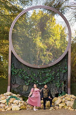 Engagement Photos South Coast Botanical Garden in Palos Verdes-143