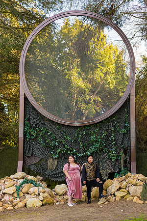 Engagement Photos South Coast Botanical Garden in Palos Verdes-141