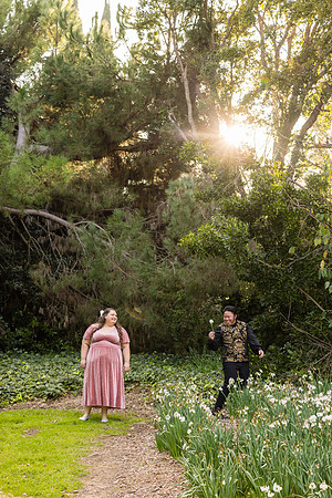 Engagement Photos South Coast Botanical Garden in Palos Verdes-144