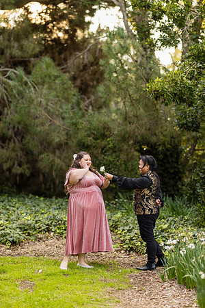 Engagement Photos South Coast Botanical Garden in Palos Verdes-154