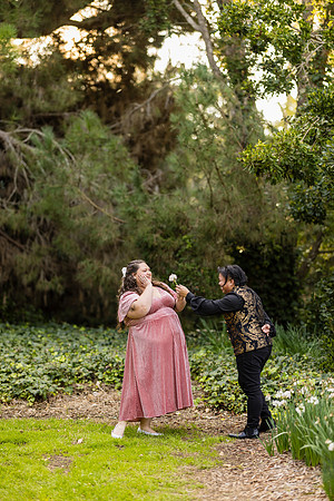 Engagement Photos South Coast Botanical Garden in Palos Verdes-155