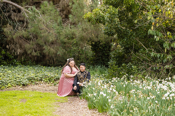 Engagement Photos South Coast Botanical Garden in Palos Verdes-159