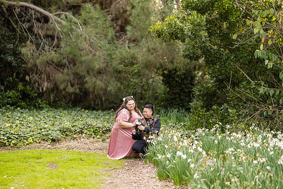 Engagement Photos South Coast Botanical Garden in Palos Verdes-160