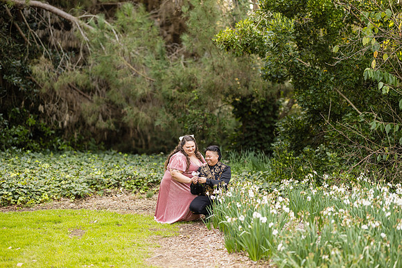 Engagement Photos South Coast Botanical Garden in Palos Verdes-161