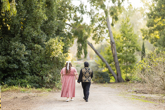 Engagement Photos South Coast Botanical Garden in Palos Verdes-163