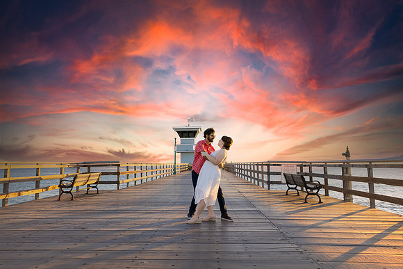 Engagement Photos Seal Beach Pier - David England Photography-099