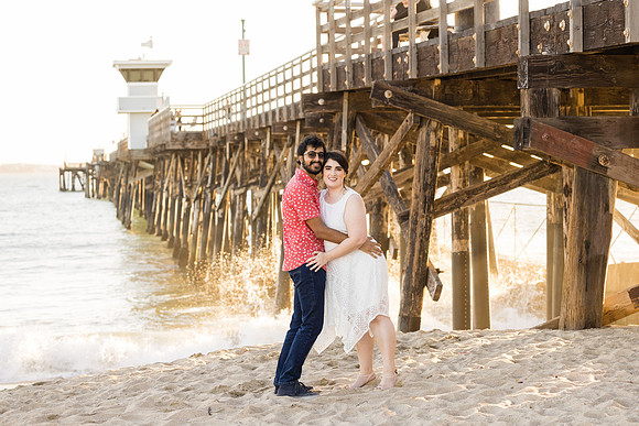 Engagement Photos Seal Beach Pier - David England Photography-066
