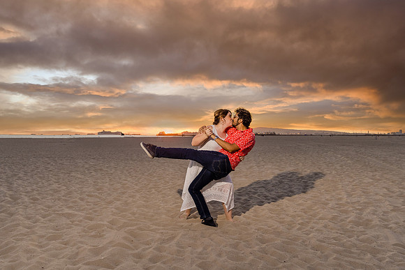 Engagement Photos Seal Beach Pier - David England Photography-115