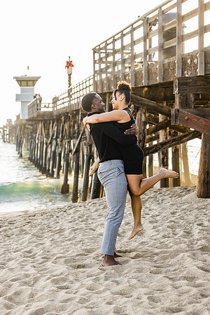 Surprise Engagement Session Seal Beach Pier - Seal Beach Photographer-103