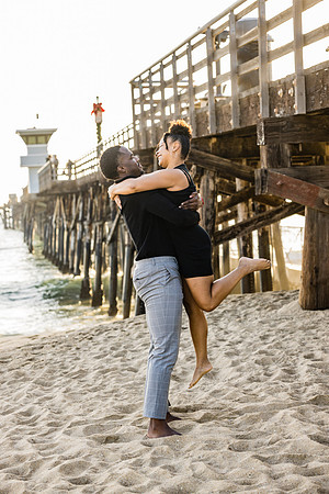 Surprise Engagement Session Seal Beach Pier - Seal Beach Photographer-102