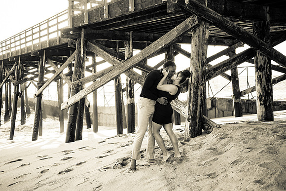 Surprise Engagement Session Seal Beach Pier - Seal Beach Photographer-138