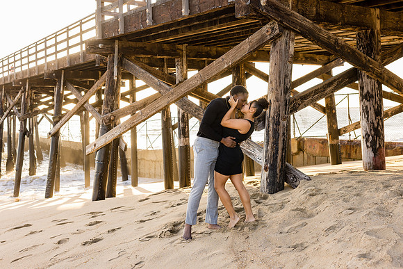 Surprise Engagement Session Seal Beach Pier - Seal Beach Photographer-137