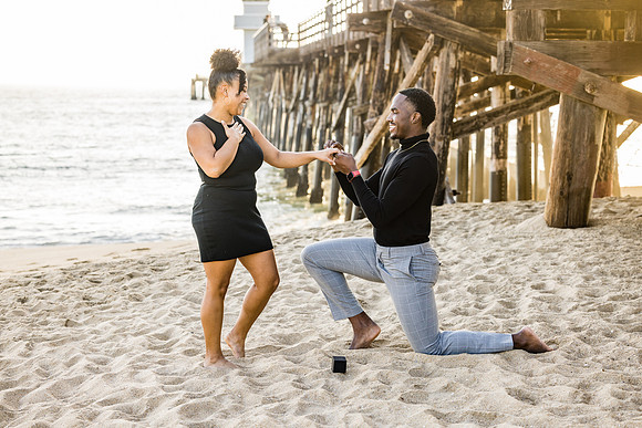 Surprise Engagement Session Seal Beach Pier - Seal Beach Photographer-090