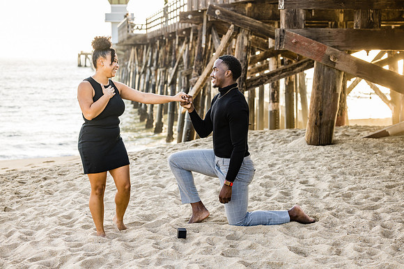 Surprise Engagement Session Seal Beach Pier - Seal Beach Photographer-101
