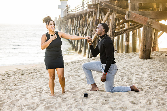 Surprise Engagement Session Seal Beach Pier - Seal Beach Photographer-095