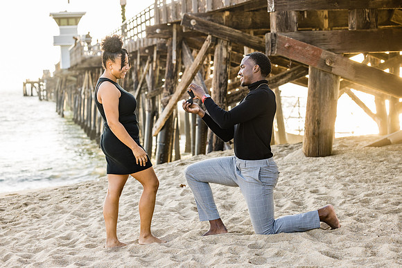 Surprise Engagement Session Seal Beach Pier - Seal Beach Photographer-076
