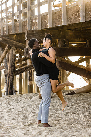 Surprise Engagement Session Seal Beach Pier - Seal Beach Photographer-110