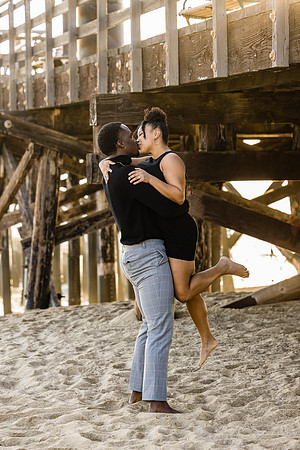 Surprise Engagement Session Seal Beach Pier - Seal Beach Photographer-111
