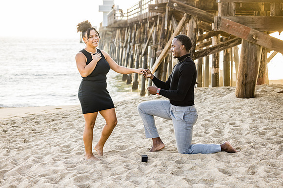 Surprise Engagement Session Seal Beach Pier - Seal Beach Photographer-091