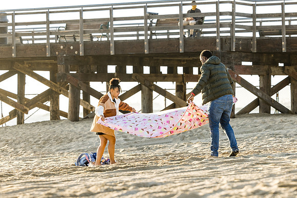Surprise Engagement Session Seal Beach Pier - Seal Beach Photographer-003