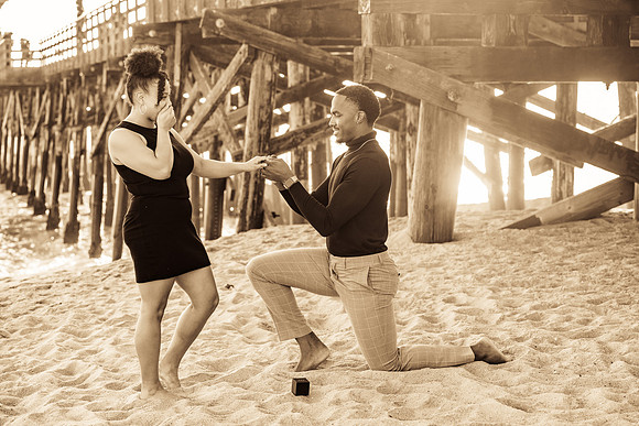 Surprise Engagement Session Seal Beach Pier - Seal Beach Photographer-089