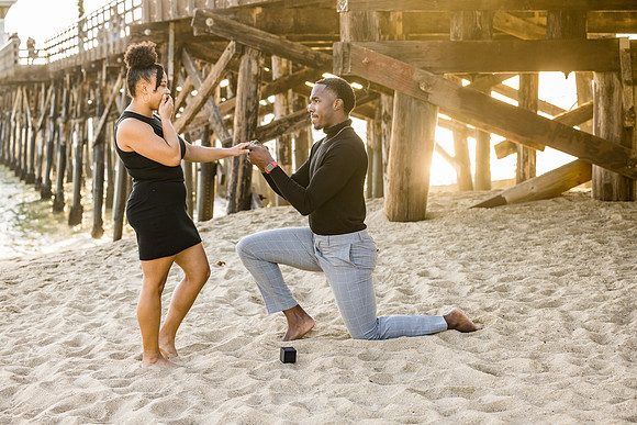 Surprise Engagement Session Seal Beach Pier - Seal Beach Photographer-087