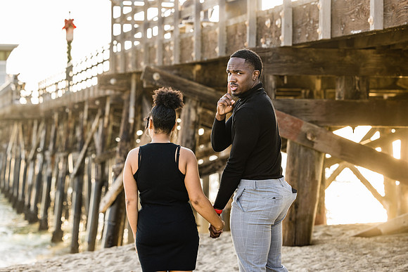 Surprise Engagement Session Seal Beach Pier - Seal Beach Photographer-072