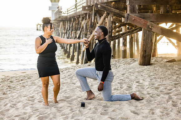 Surprise Engagement Session Seal Beach Pier - Seal Beach Photographer-100
