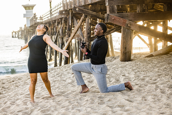 Surprise Engagement Session Seal Beach Pier - Seal Beach Photographer-081