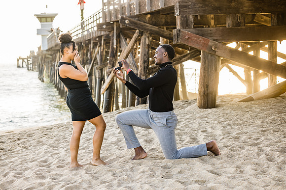 Surprise Engagement Session Seal Beach Pier - Seal Beach Photographer-078