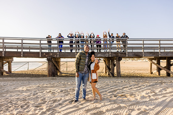 Surprise Engagement Session Seal Beach Pier - Seal Beach Photographer-028