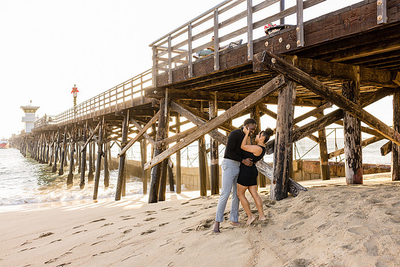 Surprise Engagement Session Seal Beach Pier - Seal Beach Photographer-139