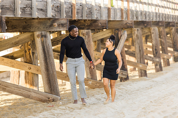 Surprise Engagement Session Seal Beach Pier - Seal Beach Photographer-066