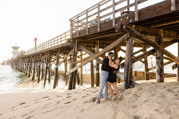 Surprise Engagement Session Seal Beach Pier - Seal Beach Photographer-140