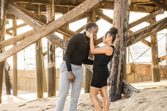 Surprise Engagement Session Seal Beach Pier - Seal Beach Photographer-133