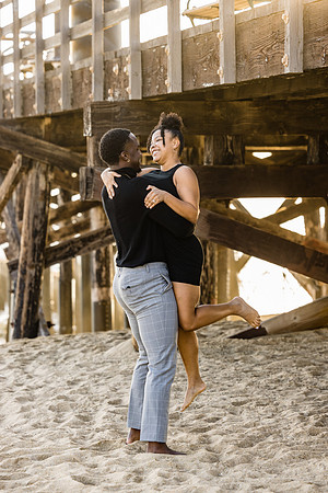 Surprise Engagement Session Seal Beach Pier - Seal Beach Photographer-109