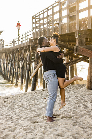 Surprise Engagement Session Seal Beach Pier - Seal Beach Photographer-104