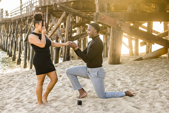 Surprise Engagement Session Seal Beach Pier - Seal Beach Photographer-088