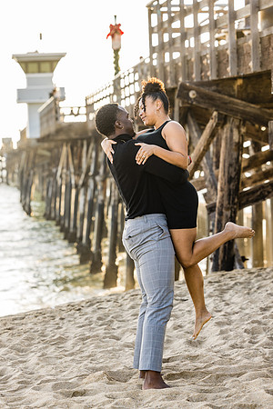 Surprise Engagement Session Seal Beach Pier - Seal Beach Photographer-106