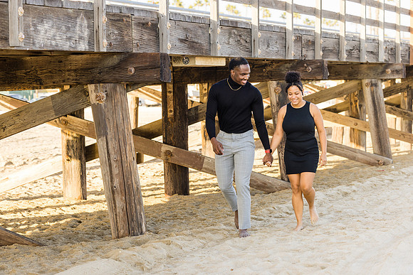 Surprise Engagement Session Seal Beach Pier - Seal Beach Photographer-069