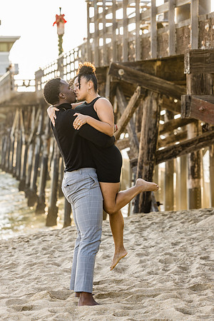 Surprise Engagement Session Seal Beach Pier - Seal Beach Photographer-107