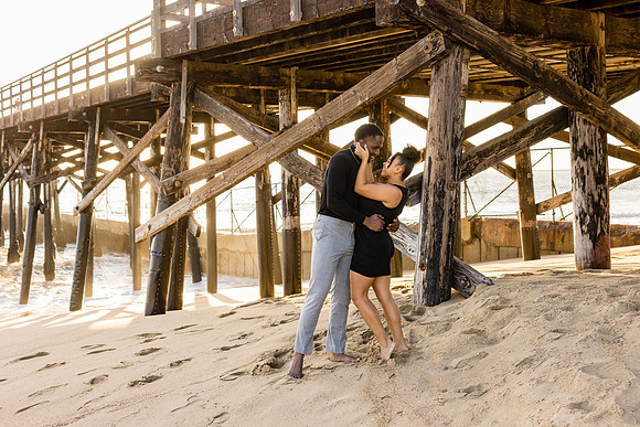 Surprise Engagement Session Seal Beach Pier - Seal Beach Photographer-135