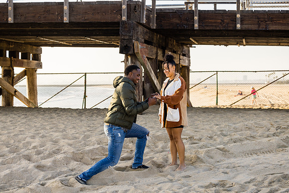 Surprise Engagement Session Seal Beach Pier - Seal Beach Photographer-031