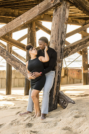 Surprise Engagement Session Seal Beach Pier - Seal Beach Photographer-116