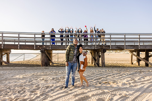 Surprise Engagement Session Seal Beach Pier - Seal Beach Photographer-027