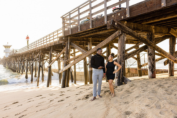 Surprise Engagement Session Seal Beach Pier - Seal Beach Photographer-132